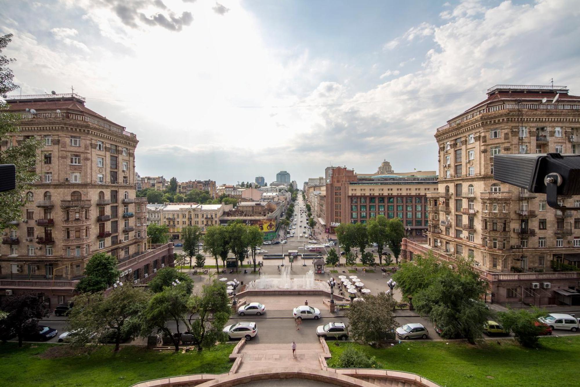 Central Apartments Kiev Luaran gambar