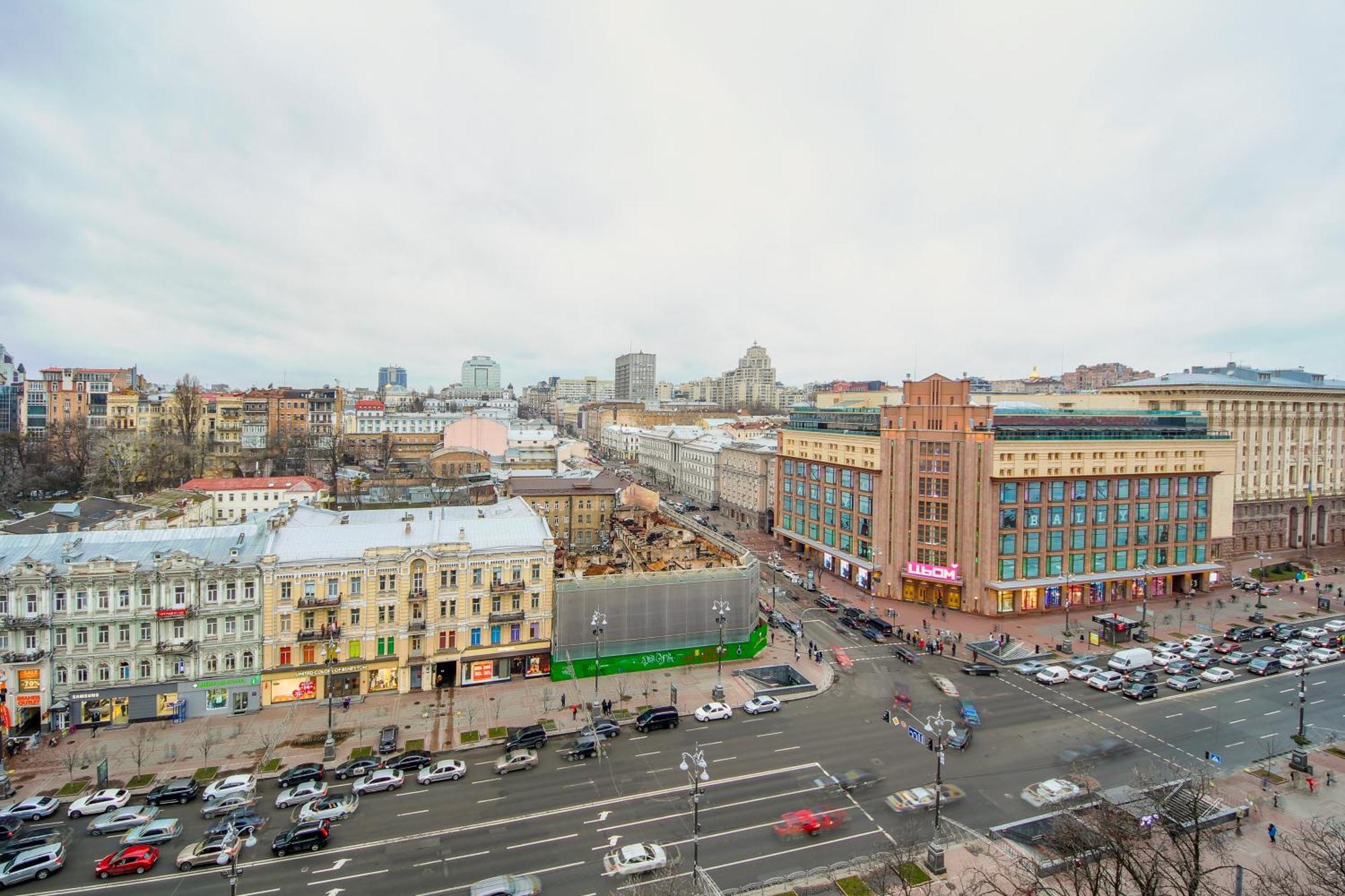 Central Apartments Kiev Luaran gambar