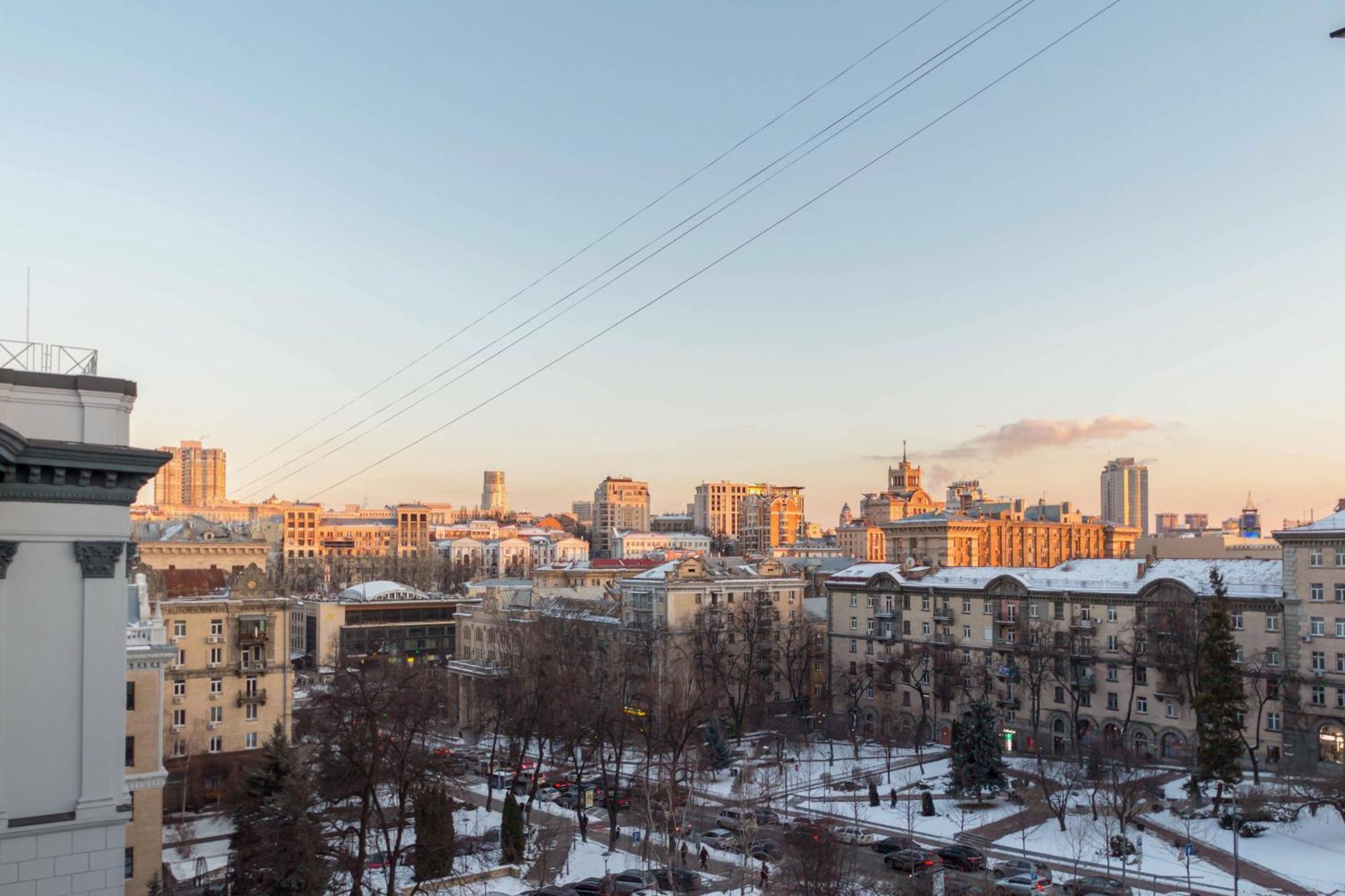 Central Apartments Kiev Luaran gambar