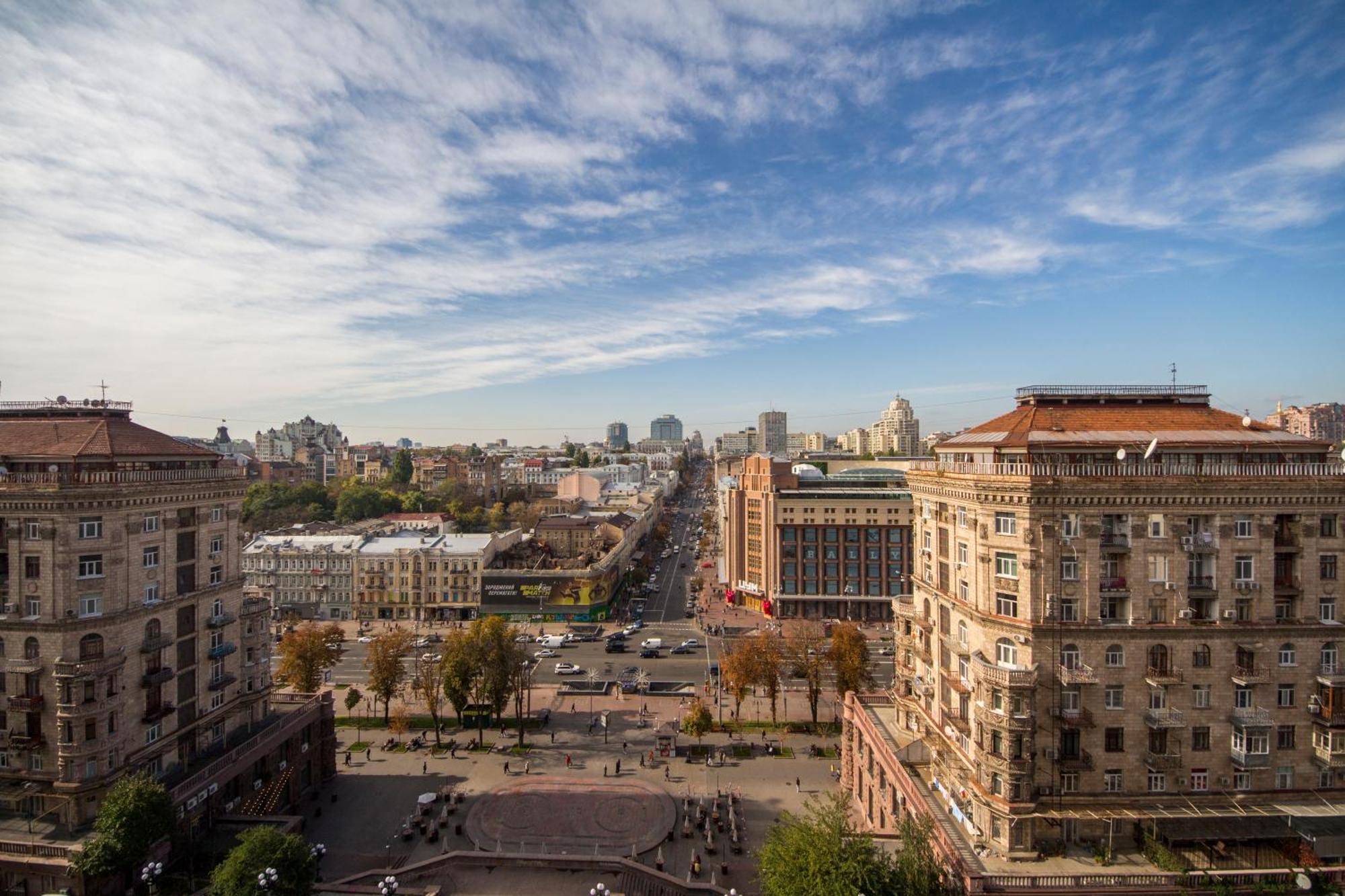 Central Apartments Kiev Luaran gambar